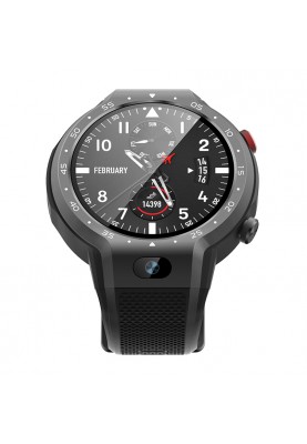 Розумний годинник Lemfo LEM9 з підтримкою 4G і двома режимами використання (Чорний)