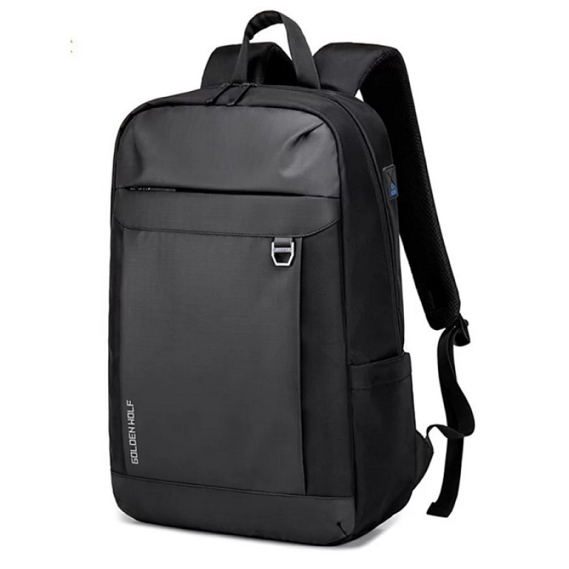 Міський рюкзак Golden Wolf GB00400 з кишенею для ноутбука 15,6" (Чорний)