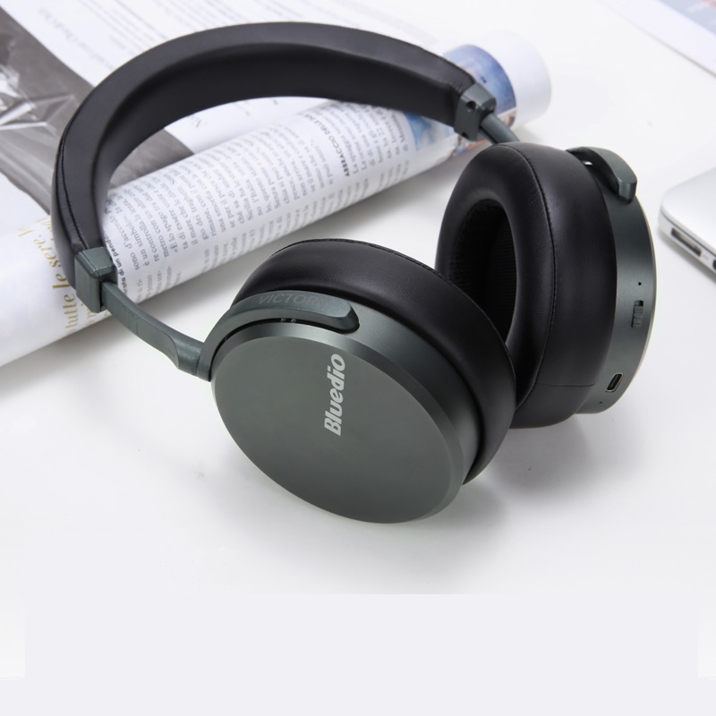 Бездротові Bluetooth навушники Bluedio V2 з 12 динаміками (Чорний)