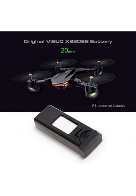 Додатковий акумулятор Li-Po 3.7V 1800mAh для квадрокоптера Visuo XS809S / XS816 (Чорний)