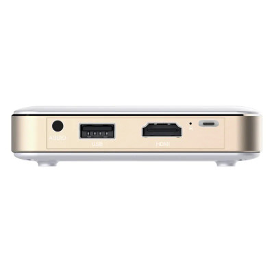 Портативний проектор Jiks Pix Miracast із підтримкою бездротового підключення (Білий)