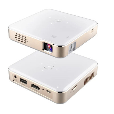Портативний проектор Jiks Pix Miracast із підтримкою бездротового підключення (Білий)