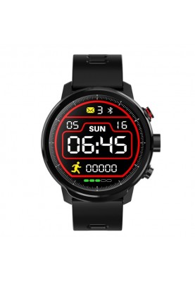 Розумний годинник Blaze Light зі спортивними режимами і вологозахистом (Чорний)