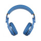 Бездротові Bluetooth навушники Bluedio T2 Plus з вбудованим радіо (Синій)