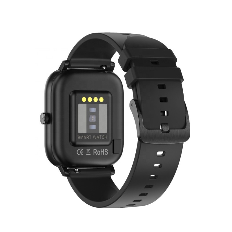 Розумний годинник NO.1 DT35 Plus Silicone з підтримкою вимірювання тиску (Чорний)