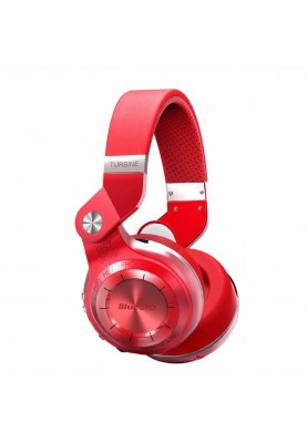 Бездротові Bluetooth навушники Bluedio T2 Plus з вбудованим радіо (Червоний)