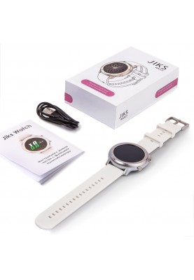 Розумний годинник Jiks Watch з пульсоксиметром (Сріблястий)