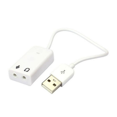 Звукова карта Dynamode USB 8(7.1) каналів 3D біла
