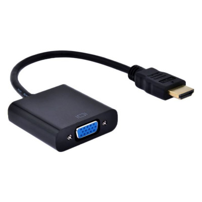 Адаптер STLab HDMI (PC/laptop) - VGA F(Monitor) для підкл. PS3/PS4, аудіо та кабель USB у комплекті