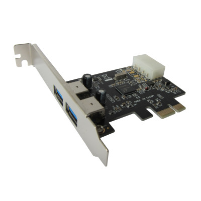Контроллер Dynamode USB 3.0 2 внешних порта NEC µPD720200 PCI-E