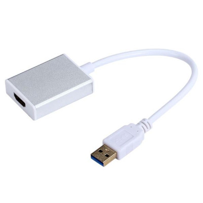 Адаптер Dynamode USB 3.0 - HDMI female разрешение 1920*1080 (USB 3.0), 800*600 (USB 2.0), алюминий