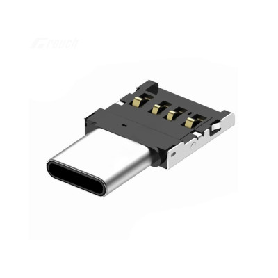 Адаптер Lapara компактний OTG USB 2.0 Female - Type-C Male для смартфонів/планшетів з підтримкою OTG