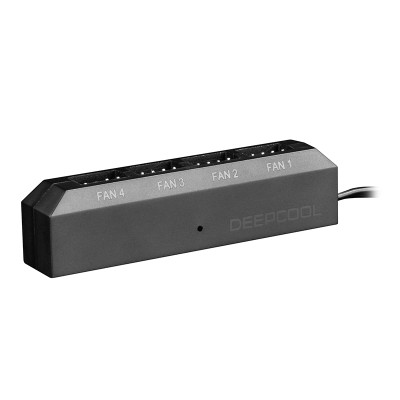 DeepCool Розгалужувач живлення FH-04 для підключення 4х PWM 12V 3/4-pin вентиляторів до материнської