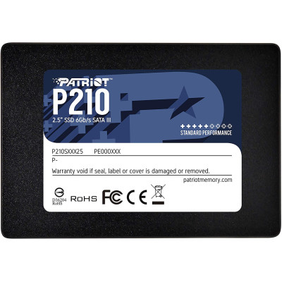 SSD 2,5 128GB Patriot P210 3D NAND 450/350MB/s