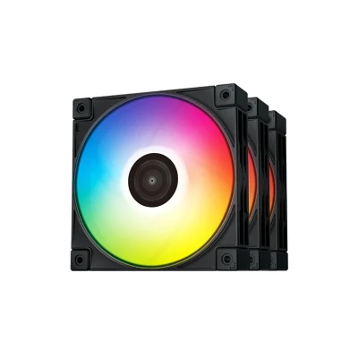 Набір RGB вентиляторів Deepcool FC120 3in1 для корпусу 3*120x120x25мм, HB, 500~1800 RPM±10%,