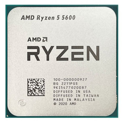 Процесор AMD Ryzen 5 5600 6x4.4GHz sAM4 TRAY (100-000000927)
