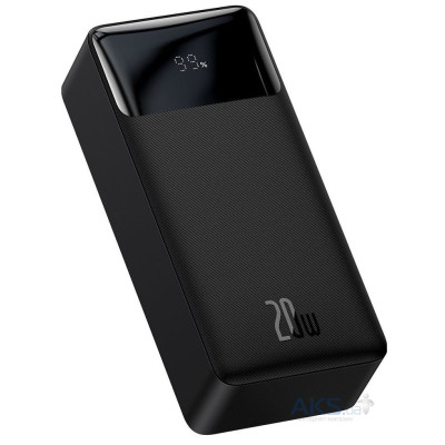 Універсальна мобільна батарея Baseus Bipow Digital Display Power bank 30000mAh 20W Black