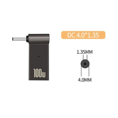 Адаптер PD 100W USB Type-C Female to DC Male Jack 4.0x1.35 mm – для заряджання ноутів ASUS