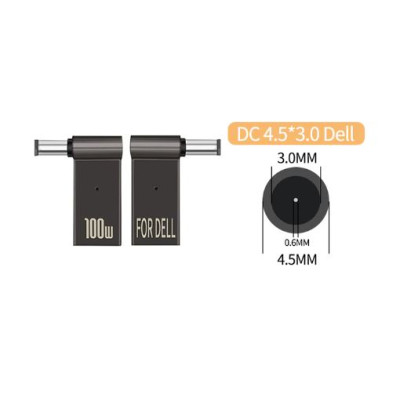 Адаптер PD 100W USB Type-C Female to DC Male Jack 4.5x3.0 mm – для заряджання ноутів DELL