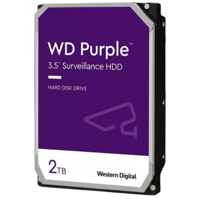 Жорсткий диск WD Purple 2TB/3.5/5400/256/S3.0 (WD23PURZ)