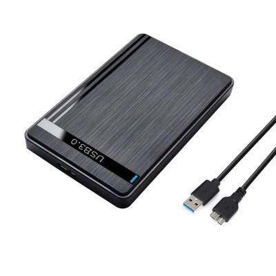 Кишеня Dynamode зовн.для 2.5" SATA/SSD HDD - USB 3.0, безгвинт. засувне кріплення, пластикова чорна