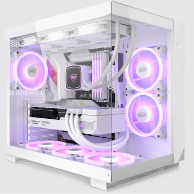 Корпус PcCOOLER CPS C3 T500 ARGB білий  ATX/Micro ATX/Mini-ITX без БП (LxWxH)415x295x368мм/