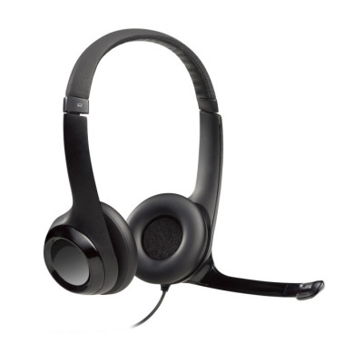 Навушники з мікрофоном Logitech H390 USB black(981-000406)