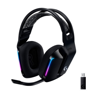 Навушники з мікрофоном Logitech G733 Lightspeed Wireless RGB Black (981-000864)