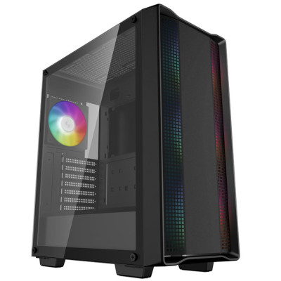 Корпус Deepcool CC560 ARGB V2 безБЖ Mini-ITX/Micro-ATX/ATX чорний.,2x3.5,2+1*2.5";