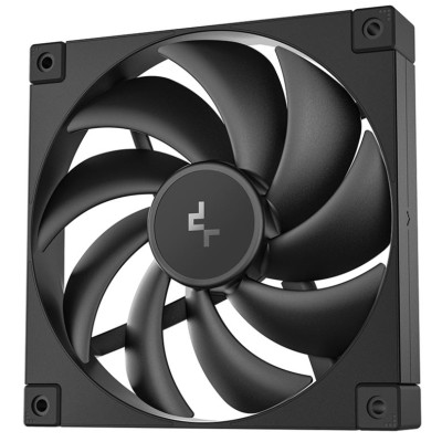 Вентилятор Deepcool для корпусу FD14 чорний 140x140x25мм, HB, 400~1650 RPM±10%, ≤25.6 dB(A)