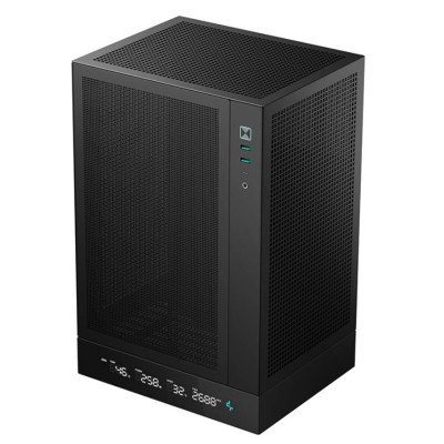 Корпус Deepcool CH170 Digital чорний без БЖ Mini-ITX, 3.5"x1/2.5"(на вибір одне з трьох: