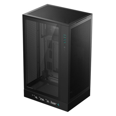 Корпус Deepcool CH270 Digital чорний безБЖ Mini-ITX/Micro-ATX/Micro-ATX(RearConnector),1x3.5"/1х2.5"