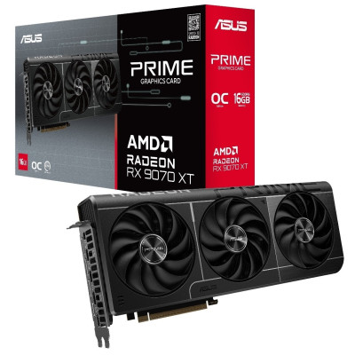 Відеокарта ASUS Radeon RX 9070 XT PRIME O16G (90YV0L71-M0NA00)