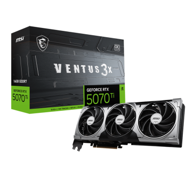Відеокарта MSI GeForce RTX5070 Ti VENTUS 3X 16G OC (V531-092)(V531-083)(V531-445)