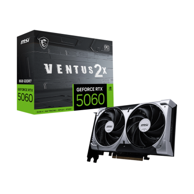 Відеокарта MSI GeForce RTX5060 VENTUS 2X BLACK 8G OC (V537-002)