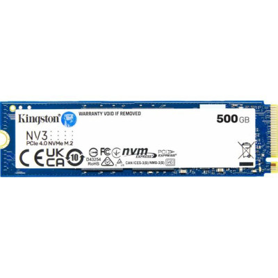 SSD M.2 NVMe 500GB Kingston NV3 SM2268XT 3D TLC 5000/3000MB/s