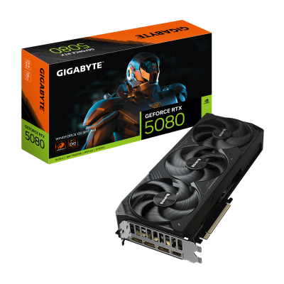 Відеокарта Gigabyte GeForce RTX5080 WINDFORCE OC 16G