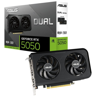 Відеокарта ASUS GeForce RTX5050 DUAL O8G (90YV0N72-M0NA00)