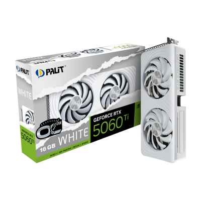 Відеокарта Palit GeForce RTX5060 Ti WHITE OC 16G