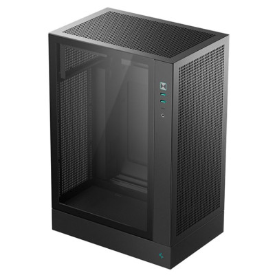 Корпус Deepcool CH170 PLUS чорний без БЖ Mini-ITX/Micro-ATX  290x195×424,5мм/476х263х361мм