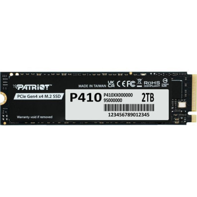 SSD M.2 NVMe 2TB Patriot P410 3D TLC 5000/4500MB/s