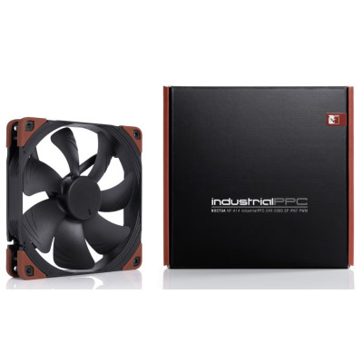 Вентилятор Noctua 24V iPPC для корпусу 140x140x25мм SSO2 500-2000 об/хв 43,5 дБ 4pin PWM чорний