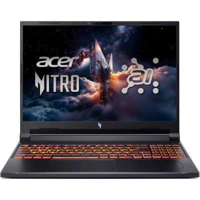 Ноутбук Acer Nitro V 16 AI ANV16-61-R3W6 (NH.QYZET.005)(16"/Ryzen AI 9 365/32/RTX5070/SSD1000/W11)