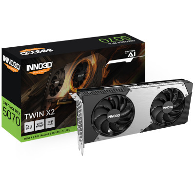Відеокарта Inno3D GeForce RTX5070 Twin X2 12G