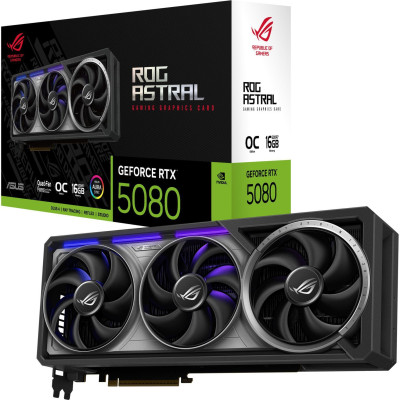 Відеокарта ASUS GeForce RTX5080 ROG ASTRAL GAMING O16G (90YV0LV0-M0NA00)