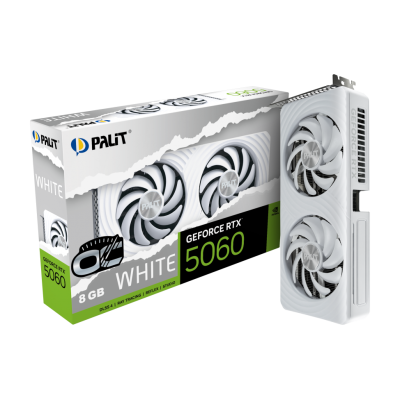 Відеокарта Palit GeForce RTX5060 WHITE OC 8G