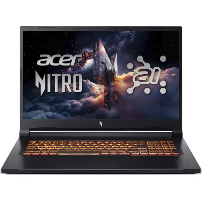 Ноутбук Acer Nitro 17 AI ANV17-41-R2HC (NH.QYREX.006) (17.3"/Ryzen 7 260/16/RTX4050/SSD512/DOS)