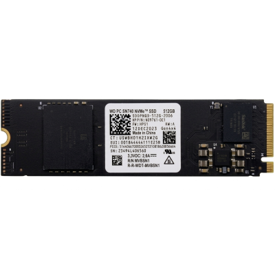 SSD M.2 NVMe 512GB WD Black SN740 WD Polaris MP16+ 3D TLC 5000/4000 MB/s bulk
