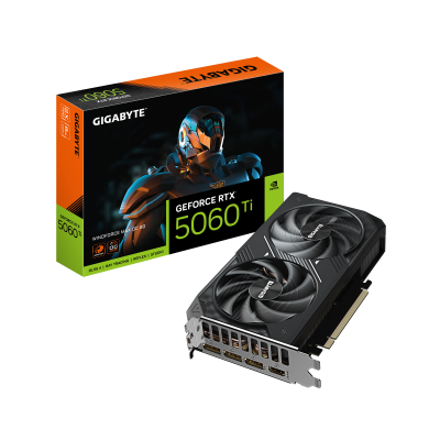 Відеокарта Gigabyte GeForce RTX5060 Ti WINDFORCE MAX OC 8G
