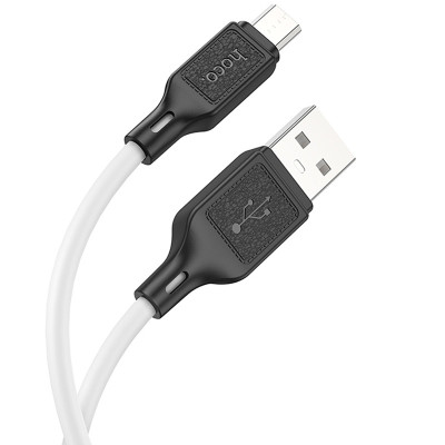 Дата кабель Hoco X90 Cool silicone USB to MicroUSB (1m) White